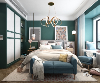 Nordic Style Bedroom-ID:891367224