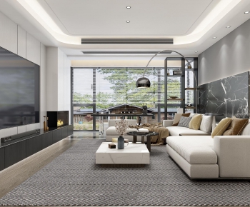 Modern A Living Room-ID:626590743