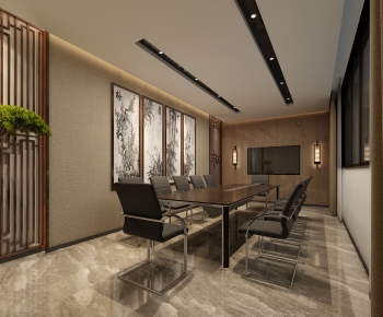 New Chinese Style Meeting Room-ID:134541885