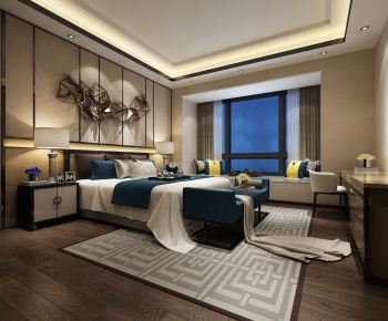 New Chinese Style Bedroom-ID:426193658