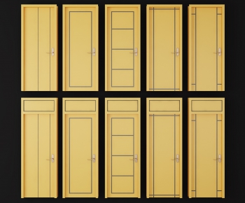 Modern Single Door-ID:424082522
