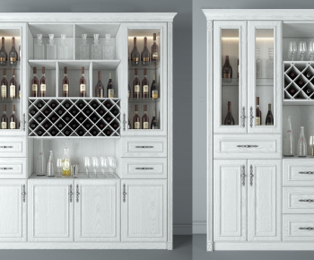 European Style Wine Cabinet-ID:306630835