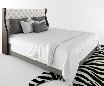 American Style Double Bed-ID:635270197