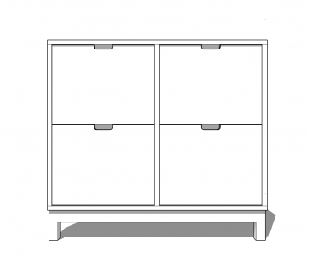 Modern Side Cabinet/Entrance Cabinet-ID:662311399