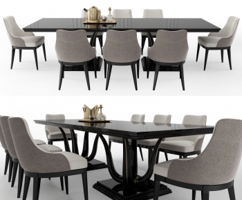 Post Modern Style Dining Table And Chairs-ID:633227553