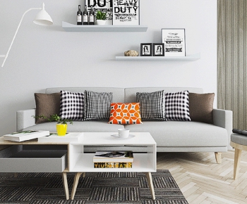 Nordic Style A Sofa For Two-ID:982453652