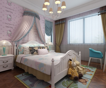 European Style Girl's Room Daughter's Room-ID:933796835