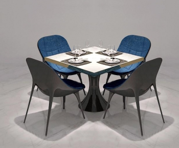 Modern Dining Table And Chairs-ID:712316154
