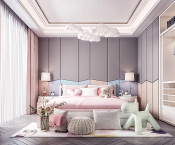 Nordic Style Girl's Room Daughter's Room-ID:450575577