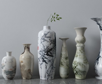 新中式花瓶瓷器-ID:122465821