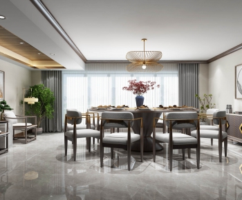 New Chinese Style Dining Room-ID:203336146