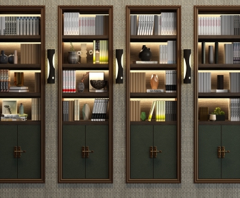 New Chinese Style Bookcase-ID:982819681