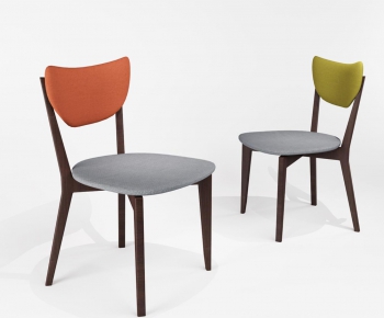 北欧简约餐椅实木布艺咖啡椅现代时尚休闲椅-ID:387373687
