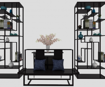 New Chinese Style Shelving-ID:192477449