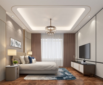 New Chinese Style Bedroom-ID:268736198