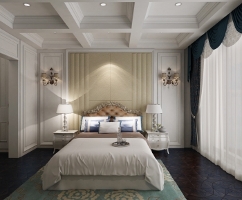 American Style Bedroom-ID:364067429