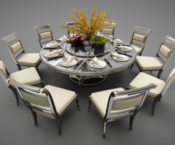 New Chinese Style Dining Table And Chairs-ID:730295973