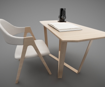 Modern Computer Desk And Chair-ID:539931716