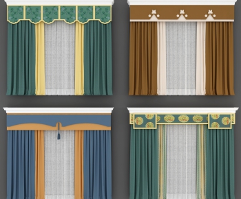 New Chinese Style The Curtain-ID:153268279