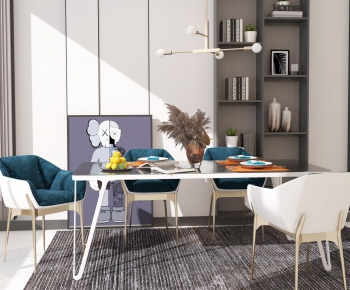 Modern Dining Table And Chairs-ID:600499553