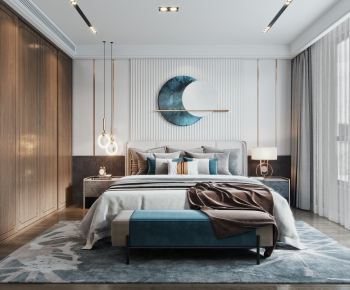 New Chinese Style Bedroom-ID:934944232