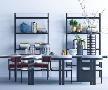 Modern Dining Table And Chairs-ID:871411287
