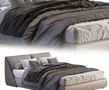 Modern Double Bed-ID:138234371