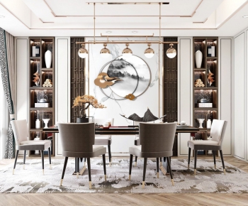 New Chinese Style Dining Room-ID:138958614