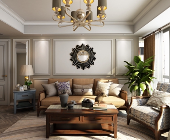 American Style A Living Room-ID:140257349