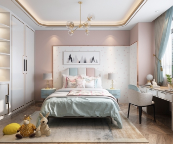 Nordic Style Bedroom-ID:124600643