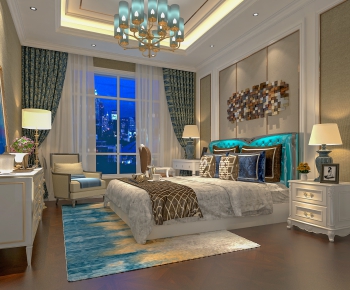 Simple European Style Bedroom-ID:461586834