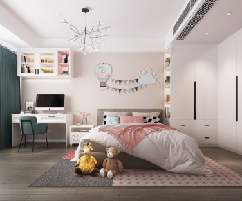 Nordic Style Girl's Room Daughter's Room-ID:763330396