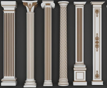 欧式雕花罗马柱子组合-ID:831663236