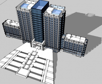 Modern Architectural Bird's-eye View Planning-ID:641193833