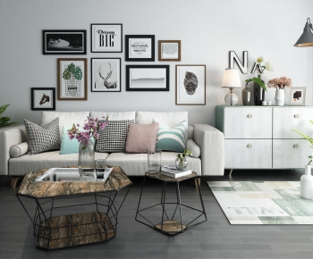 Nordic Style Sofa Combination-ID:485821984