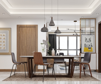 Nordic Style Dining Room-ID:561237134