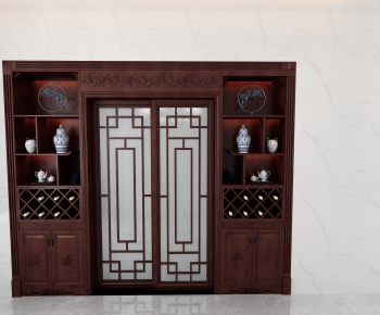 Chinese Style Decorative Cabinet-ID:950740354