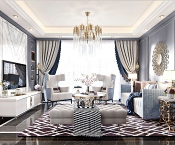 American Style A Living Room-ID:180262228