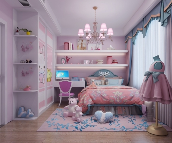Modern Girl's Room Daughter's Room-ID:609947581