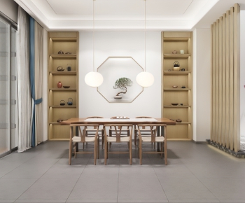 New Chinese Style Dining Room-ID:370562642