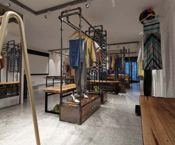 Industrial Style Clothing Store-ID:695250558