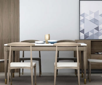 Nordic Style Dining Table And Chairs-ID:980938651