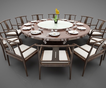 New Chinese Style Dining Table And Chairs-ID:267514895