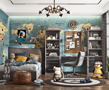 Industrial Style Children's Room-ID:777279569