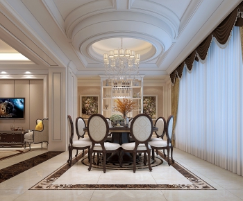 American Style Dining Room-ID:372906542