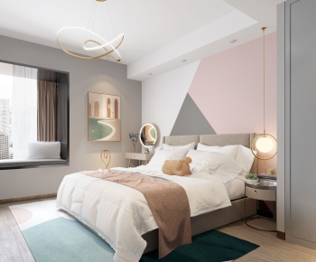 Nordic Style Bedroom-ID:908495528