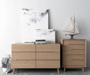 Nordic Style Side Cabinet-ID:726873511