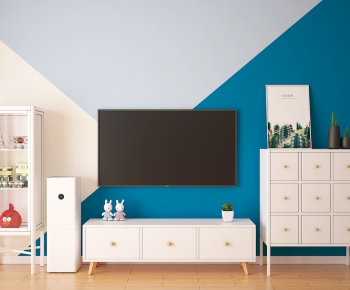 Nordic Style TV Cabinet-ID:340841755