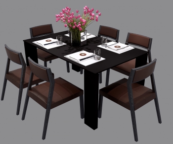 New Chinese Style Dining Table And Chairs-ID:468495484