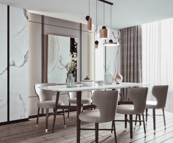 Modern Dining Room-ID:608420816